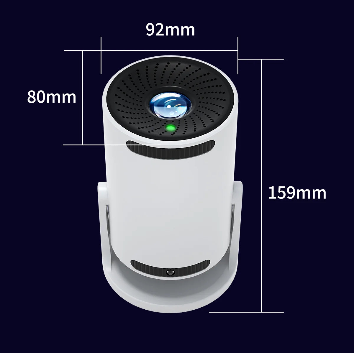Luz noturna inovadora do projetor de estrelas com alto-falante Bluetooth, lâmpada de atmosfera de quarto para ambiente romântico