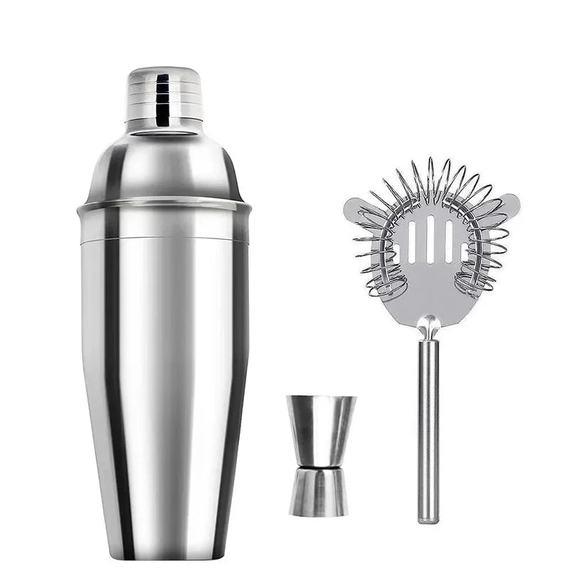 Conjunto de coqueteleira Kit de barman de aço inoxidável Misturador de coquetel