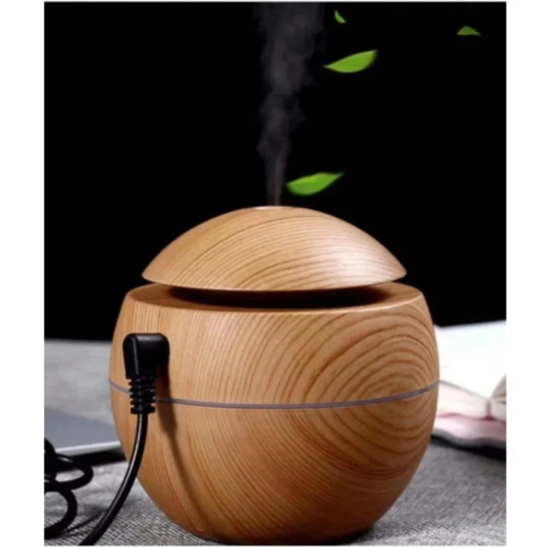 Humidificador de ar de madeira silencioso