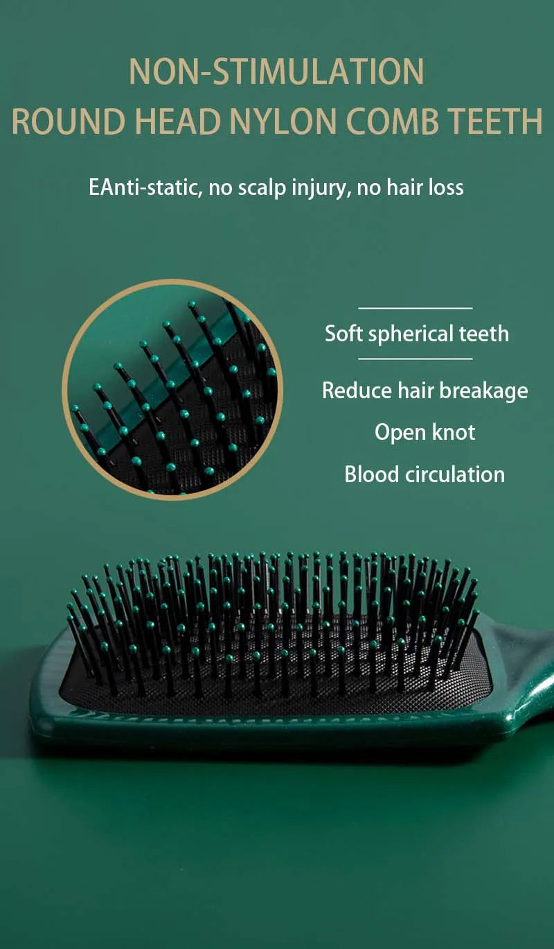 Escova de cabelo oval