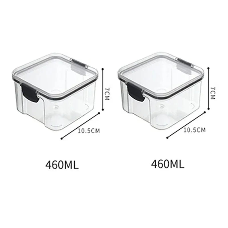 Conjunto 5 potes organizadores para armazenamento de alimentos