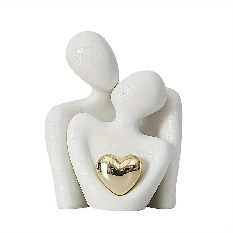 Estátua casal romântico