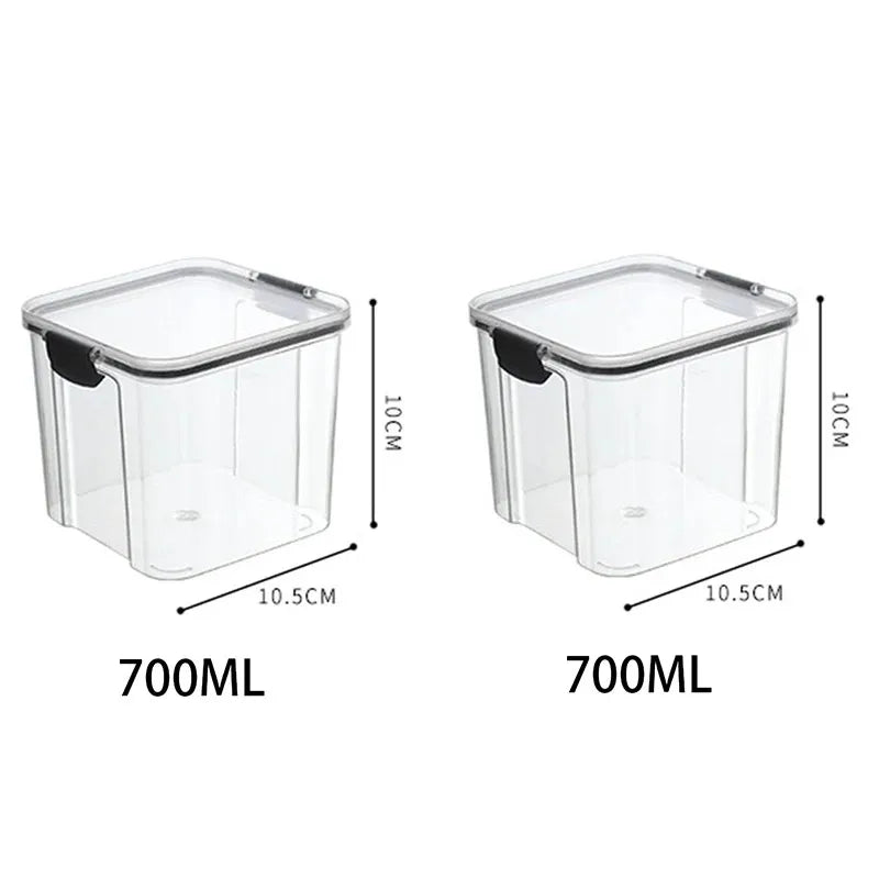 Conjunto 5 potes organizadores para armazenamento de alimentos