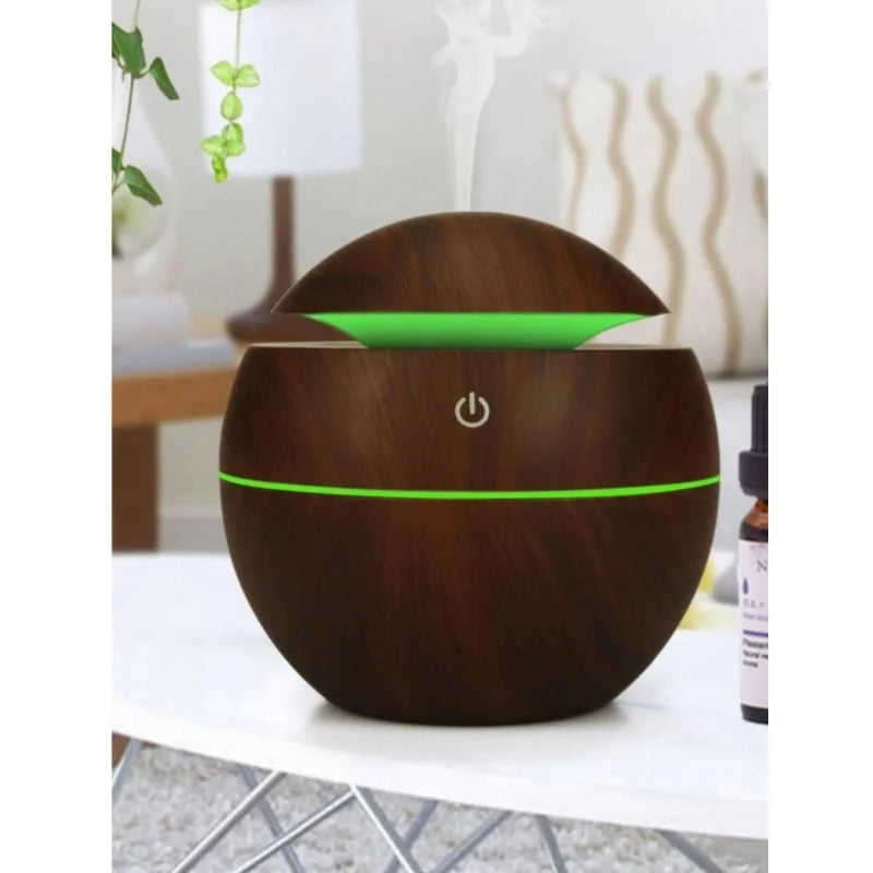 Humidificador de ar de madeira silencioso