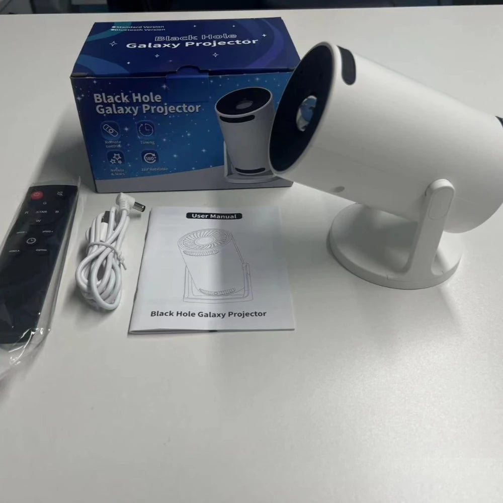 Luz noturna inovadora do projetor de estrelas com alto-falante Bluetooth, lâmpada de atmosfera de quarto para ambiente romântico